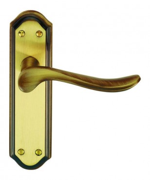 Carlisle Brass Door Handles DL451FB Lytham Latch Florentine Bronze