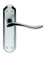 Carlisle Brass Door Handles DL451SCCP Lytham Lever Latch SCP/PCP 35.62