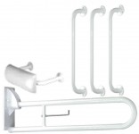 Doc M Low Level Grab Rail Set (3) White 124.03