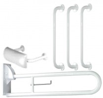 Doc M Low Level Grab Rail Set (3) White 124.03