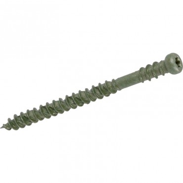 ForgeFast Reduced Head Composite Decking Screws Torx Green 4.5mm x 60mm Tub of 500