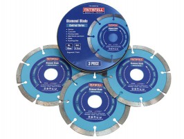 Faithfull Contract Diamond Blade Set of 3 115mm x 22.2mm 8.61