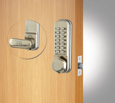 Codelock 255 Digital Lock with Holdback SS