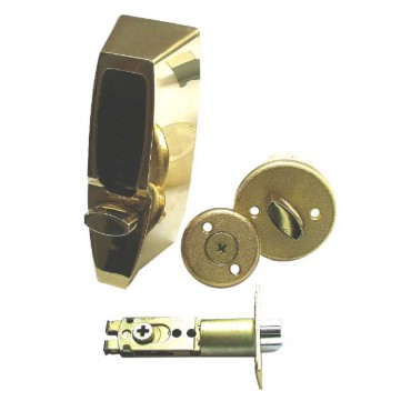 Digital Door Lock Kaba 7104 Polished Brass