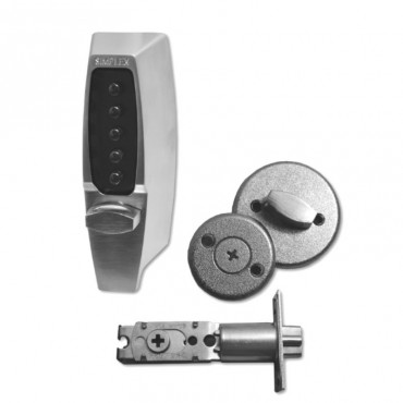 Digital Door Lock Kaba 7104 Satin Chrome