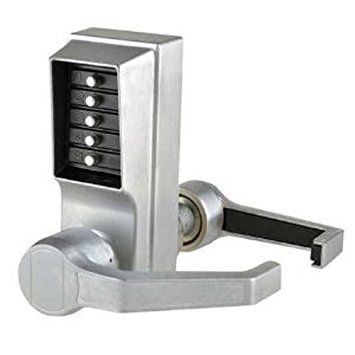 Digital Door Lock Kaba LR1011-26D-41 Right Hand Satin Chrome