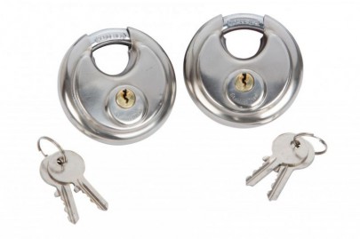 Fort Knox 70mm Discus Padlocks Keyed Alike Stainless Steel