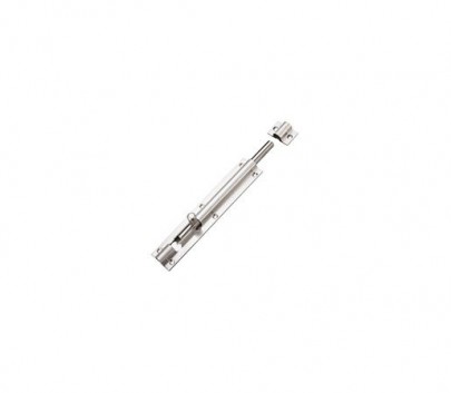 Door Bolt 200mm Straight Barrel Satin Stainless Steel