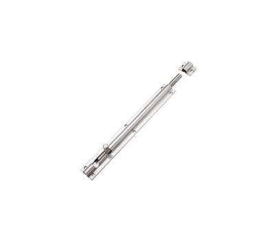 Door Bolt 305mm Straight Barrel Satin Stainless Steel