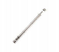 Door Bolt 457mm Straight Barrel Satin Stainless Steel 29.63