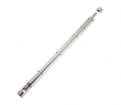 Door Bolt 609mm Straight Barrel Satin Stainless Steel