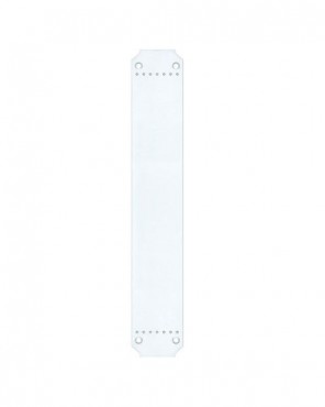 Finger Plate Art Nouveau 377mm x 64mm Fulton & Bray FB115CP Polished Chrome