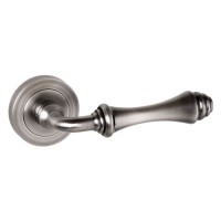Old English Durham Door Handles on Rose OE127MBN Matt Gun Metal 41.19