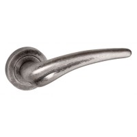 Old English York Door Handles on Rose OE174DS Distressed Silver £38.08
