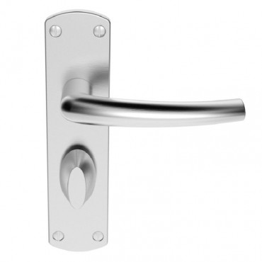 Serozzetta Door Handles SZC023SC Dos Bathroom Lock Satin Chrome