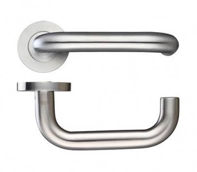 Zoo ZCS030SS 19mm RTD Lever on Rose Door Handles G304 Satin Stainless Steel