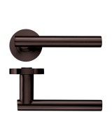 Door Handles Stanza Lucca Lever on Round Rose Etna Bronze ZPZ090-ETB 18.82