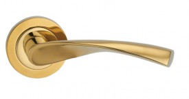 Door Handles on Rose Fortessa Verto PVD Brass 23.08