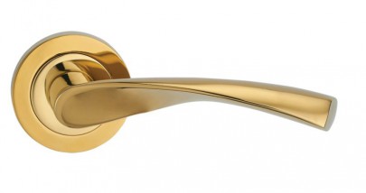 Door Handles on Rose Fortessa Verto PVD Brass