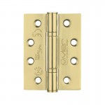 Vier Thrust Bearing Butt Hinge Grade 14 102mm x 76mm PVD Satin Brass Sold in singles 10.62