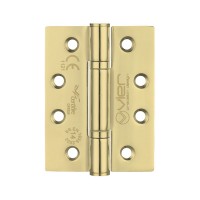 Vier Thrust Bearing Butt Hinge Grade 14 102mm x 76mm PVD Satin Brass Sold in singles 10.62
