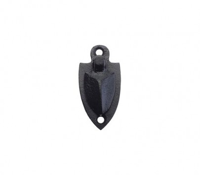 Foxcote Foundries FF04 Shield Standard Key Escutcheon with Cover Black Antique
