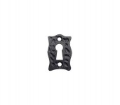 Foxcote Foundries FF01 Standard Key Escutcheon Black Antique 2.16