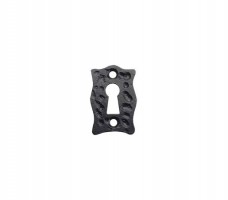 Foxcote Foundries FF01 Standard Key Escutcheon Black Antique 2.16