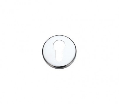 Zoo ZCZ001CP Euro Profile Escutcheon Polished Chrome