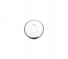 Zoo ZCZ002CP Lever Key Escutcheon Polished Chrome 3.10