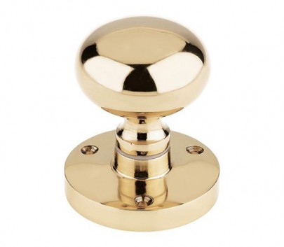 Zoo Mortice Knob Door Handles ZCB35 Polished Brass