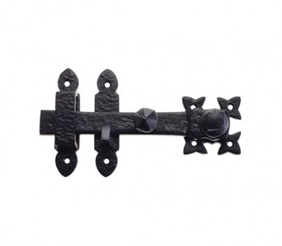 Foxcote Foundries FF55 Door Latch Set Black Antique