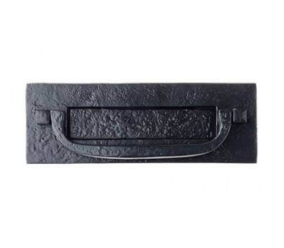 Foxcote Foundries FF36 Postal Letter Plate Black Antique