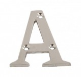 75mm Door Letter A Polished Chrome 2.40