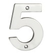 Polished Stainless Steel House Numbers
