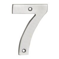 Door Number Steelworx NUM10107SSS 100mm No 7 Satin Stainless Steel 7.20