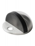 Door Stop Oval Floor Mounted Satin Chrome 4.59