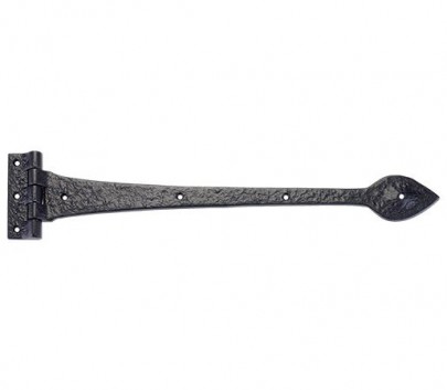 Foxcote Foundries FF17 Tee Hinges 457mm Black Antique (Pair)