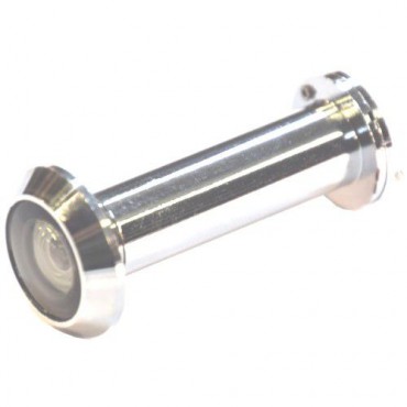 D&E FD30 Fire Rated Door Viewer & Cover Polished Chrome 200 Degree 35-55mm