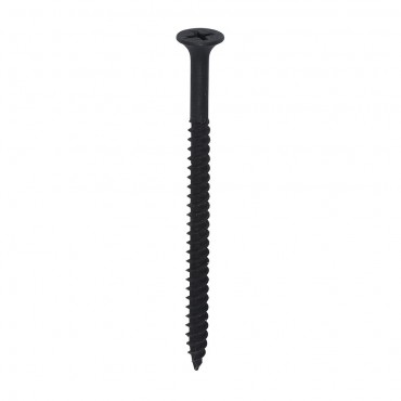 Drywall Screw 90mm x 4.8mm Fine Thread Black Box 500