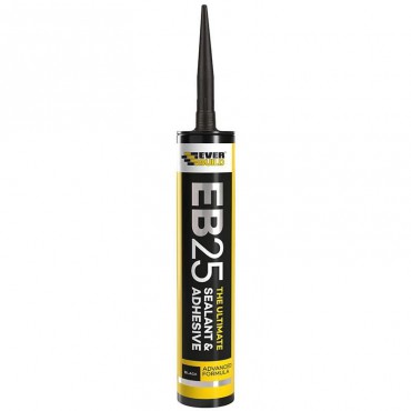 Everbuild EB25 Sealant & Adhesive 300ml Black
