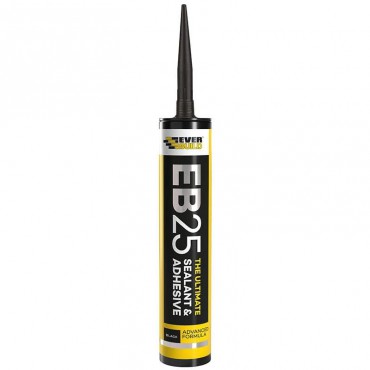 Everbuild EB25 Sealant & Adhesive 300ml Black