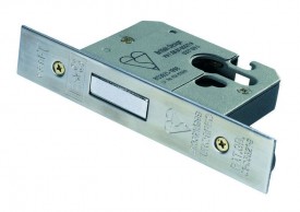 Eurospec Euro Deadlock EDS5025SSS 65mm Satin Stainless 25.56