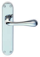 Carlisle Brass Door Handles EL21CP Euroline Astro Lever Lock Polished Chrome 53.71