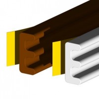 Stormguard EPDM E Draught Strip 10mtr Brown 9.45
