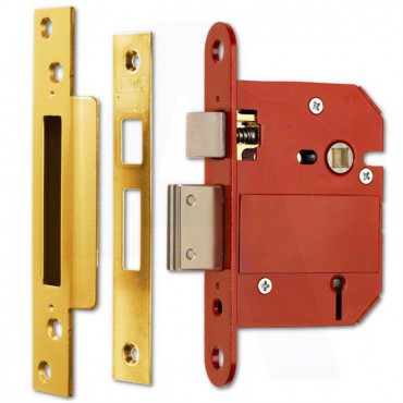 Era 5 Lever Mortice Sashlock Fortress BS3621 262-31 64mm Brass