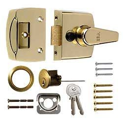 Era Rim Nightlatch 1630-37-7 Standard Style 60mm Polished Chrome