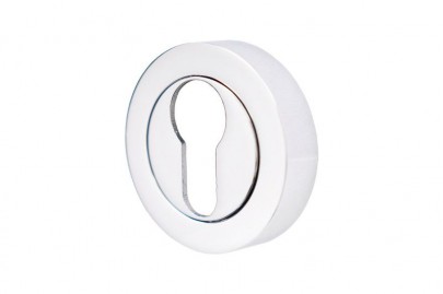 Escutcheon Euro Profile Cylinder Vision Designer Polished Chrome 5352