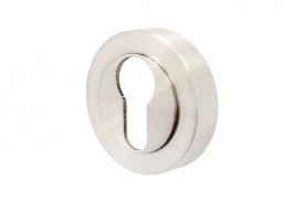 Escutcheon Euro Profile Cylinder Vision Designer Satin Nickel 5352 4.88