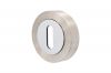 Escutcheon Standard Lever Key Vision Designer Polished Chrome & Satin Nickel 5351